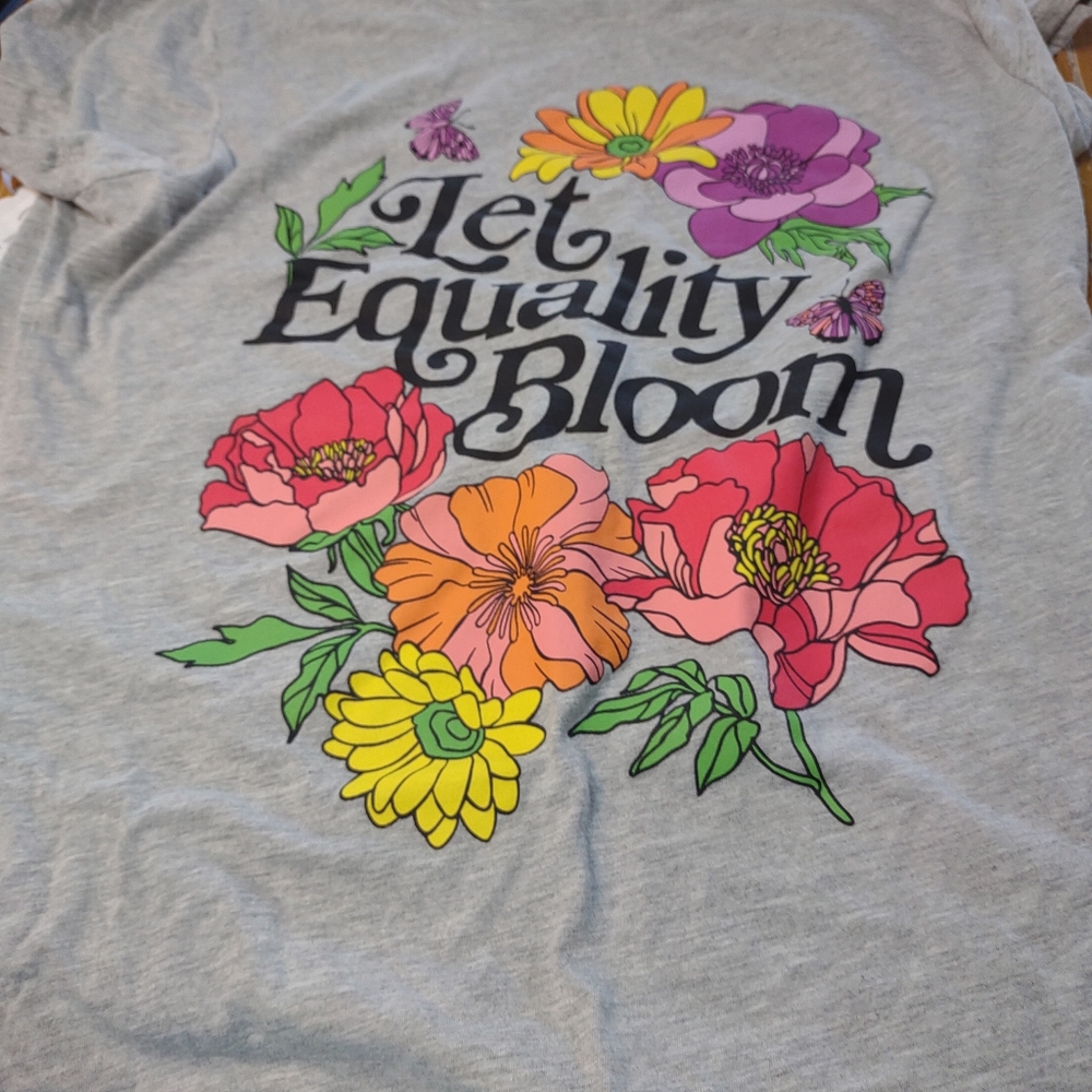 Let equality bloom tee